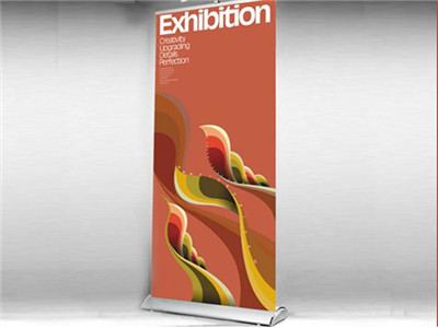 展会易拉宝便携展示
